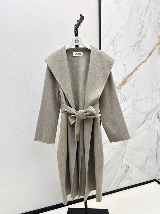 LO 25 long wool coat(ORANGE/BLACK/ORANGE)