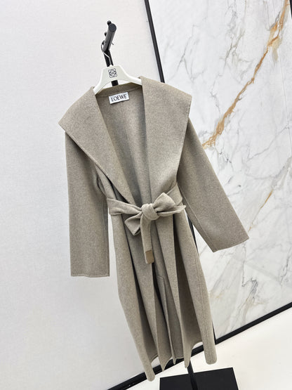 LO 25 long wool coat(ORANGE/BLACK/ORANGE)