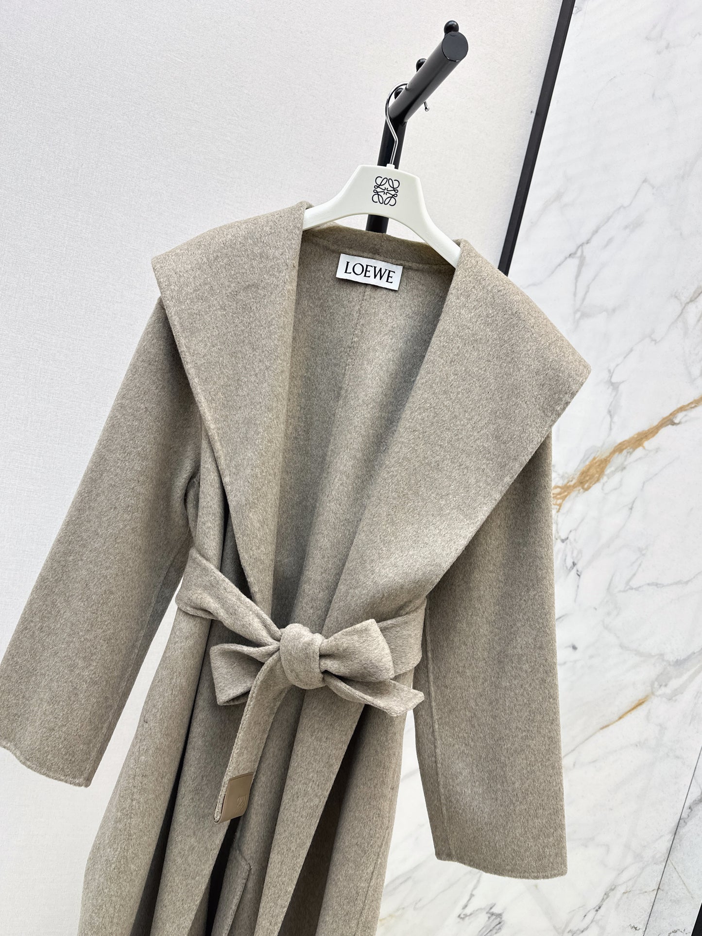 LO 25 long wool coat(ORANGE/BLACK/ORANGE)