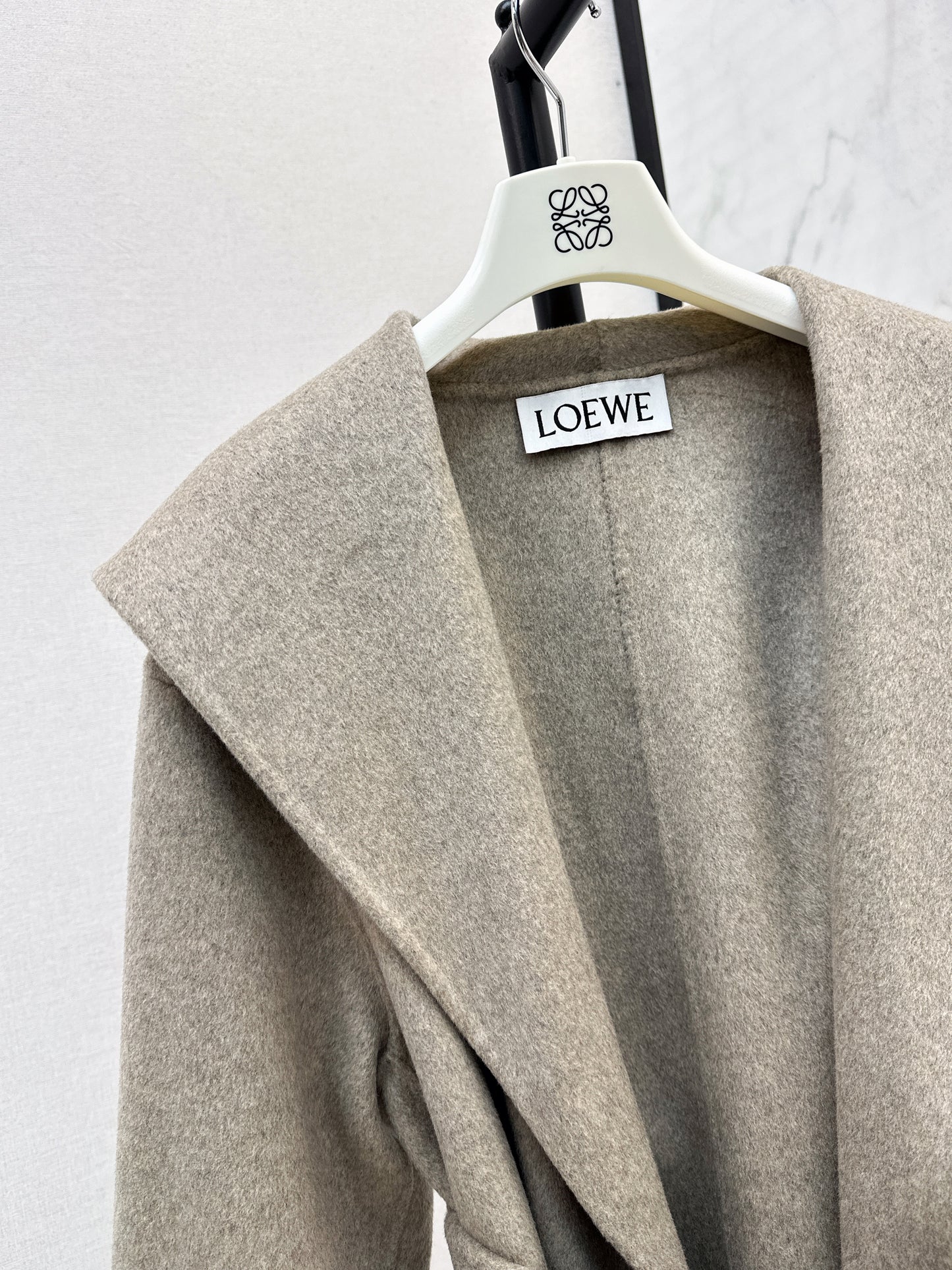 LO 25 long wool coat(ORANGE/BLACK/ORANGE)