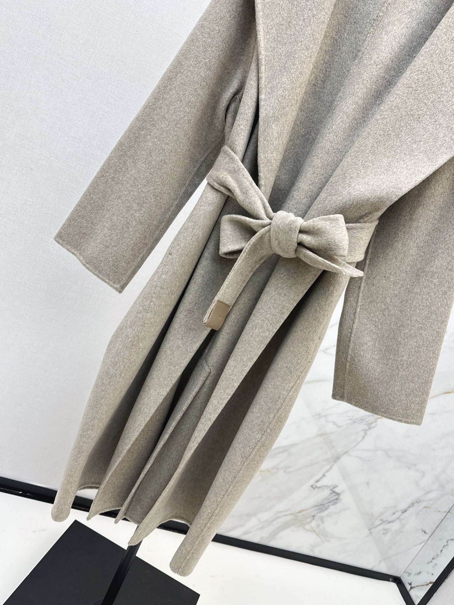 LO 25 long wool coat(ORANGE/BLACK/ORANGE)