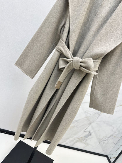 LO 25 long wool coat(ORANGE/BLACK/ORANGE)