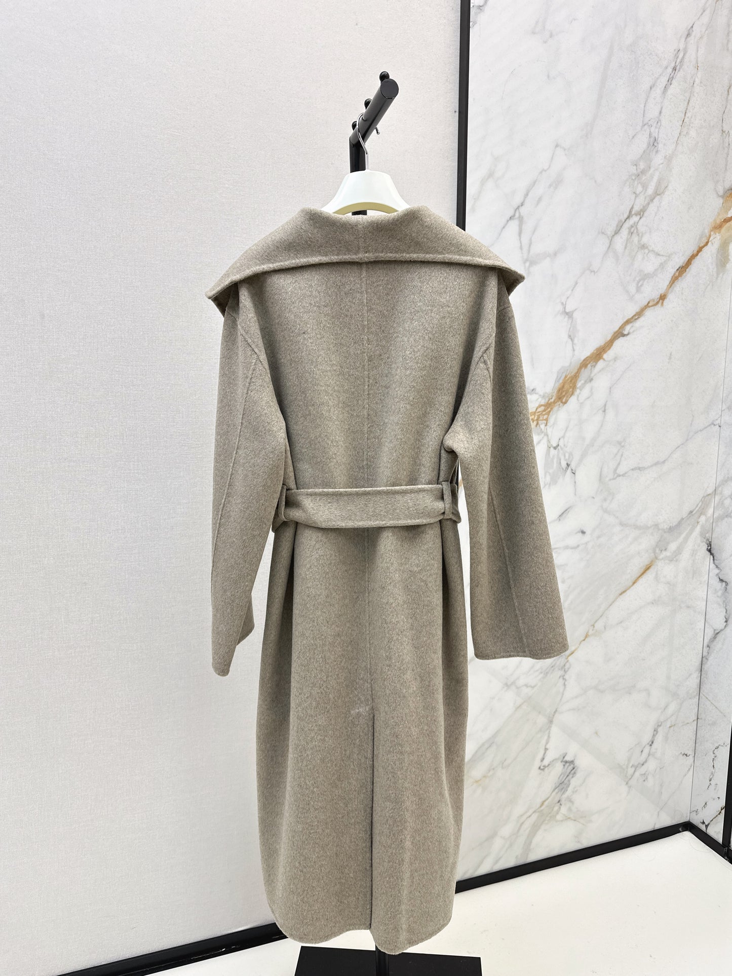 LO 25 long wool coat(ORANGE/BLACK/ORANGE)
