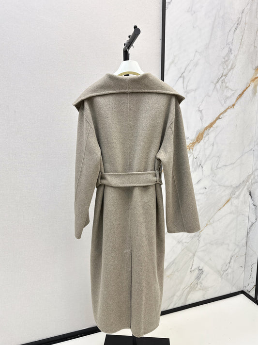 LO 25 long wool coat(ORANGE/BLACK/ORANGE)