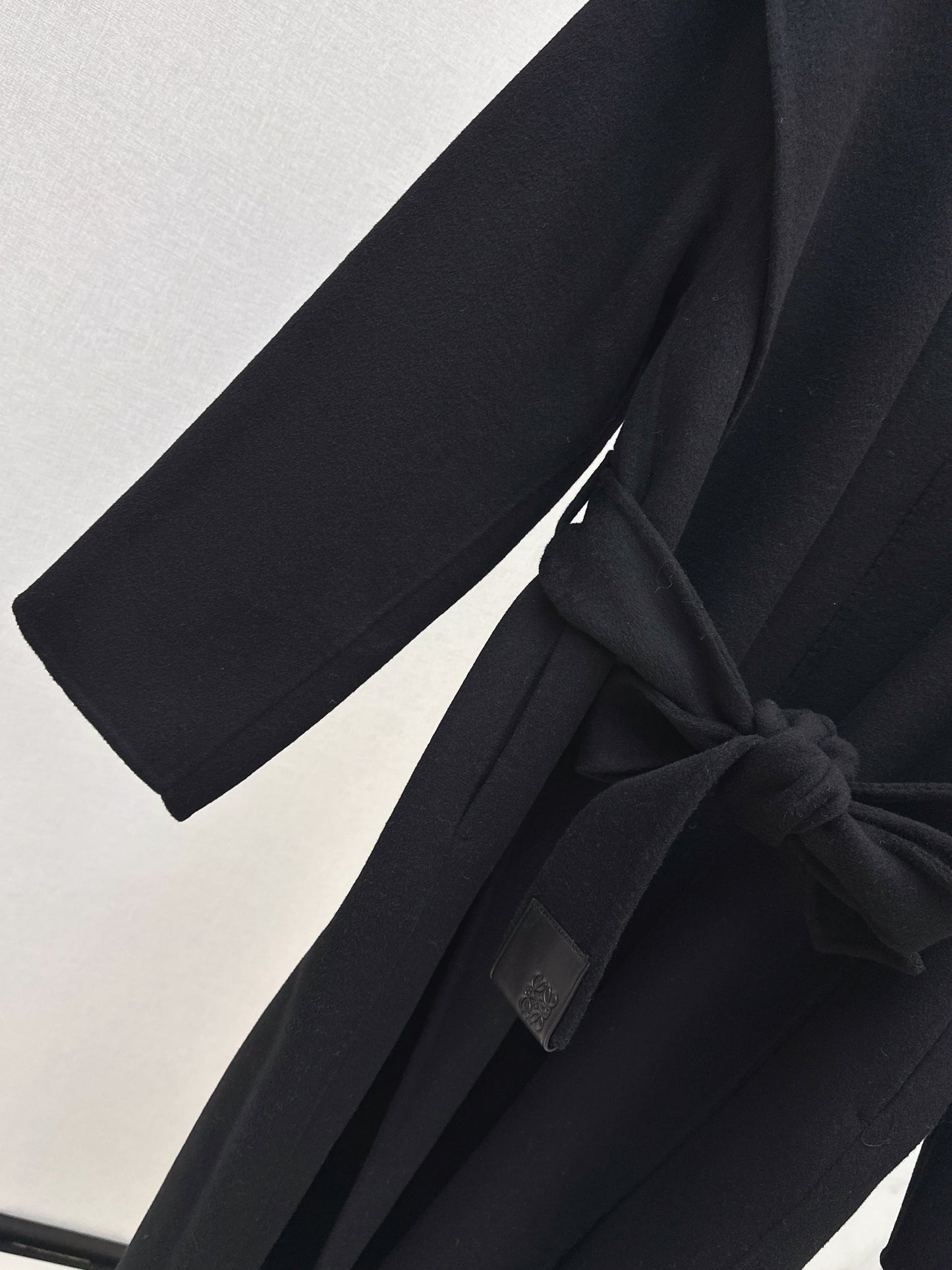 LO 25 long wool coat(ORANGE/BLACK/ORANGE)