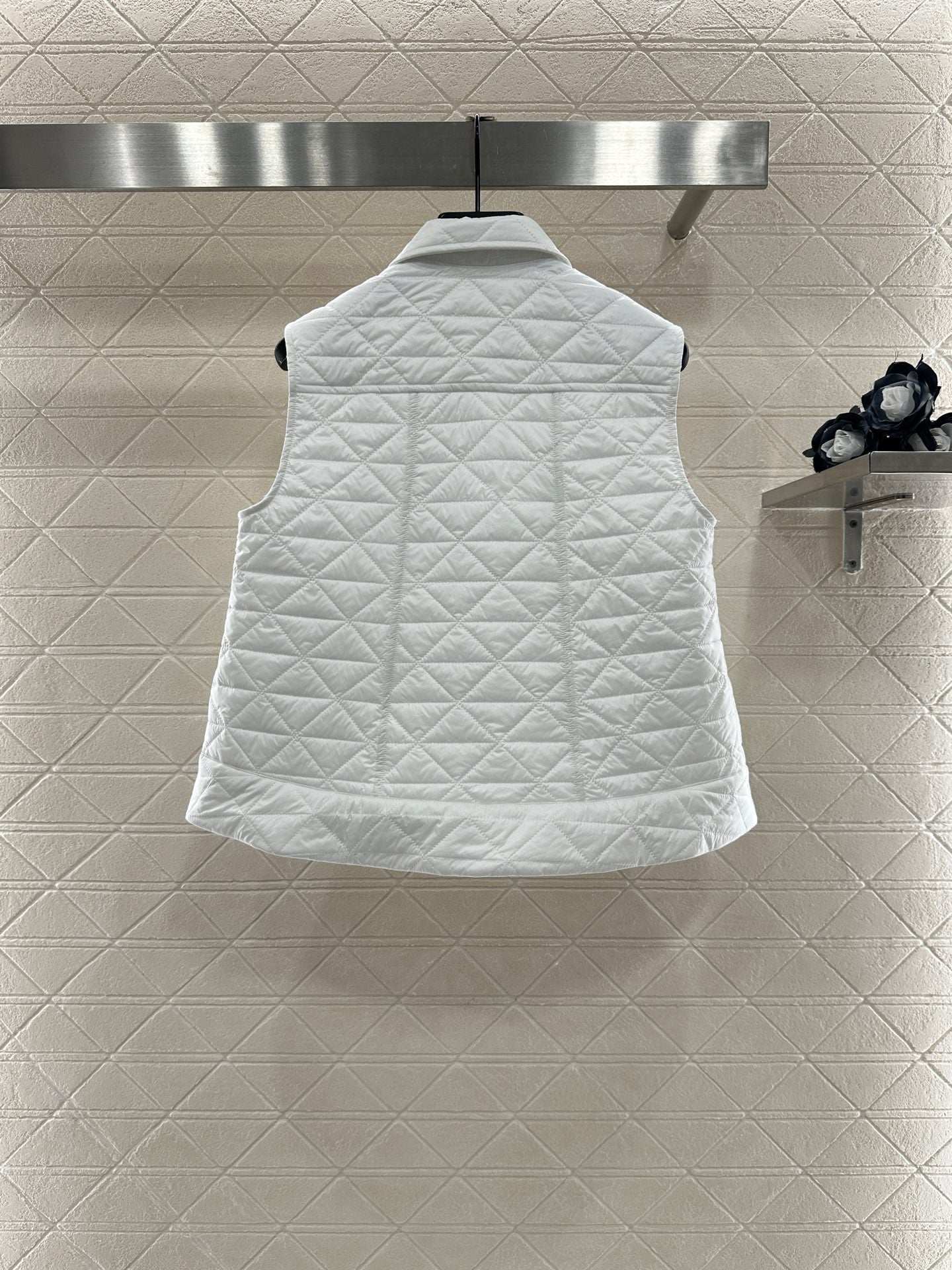 Mon 25 Raglan cotton vest（WHITE/BLUE/BLACK）