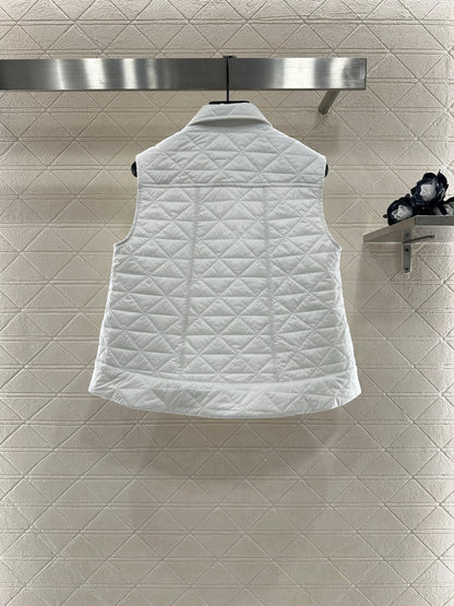 Mon 25 Raglan cotton vest（WHITE/BLUE/BLACK）