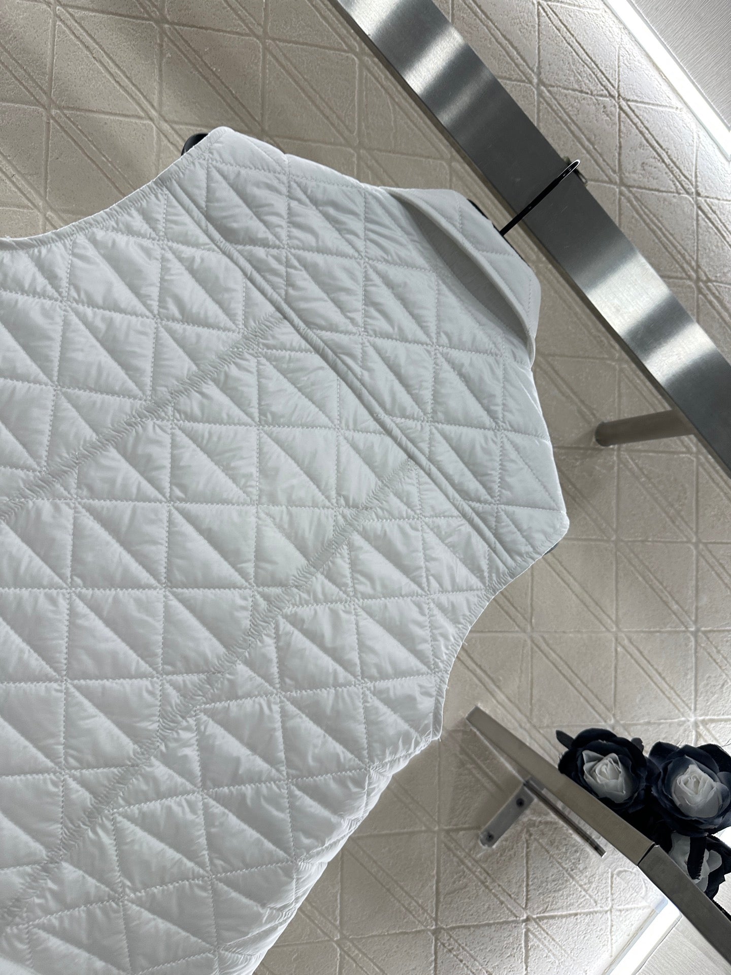 Mon 25 Raglan cotton vest（WHITE/BLUE/BLACK）