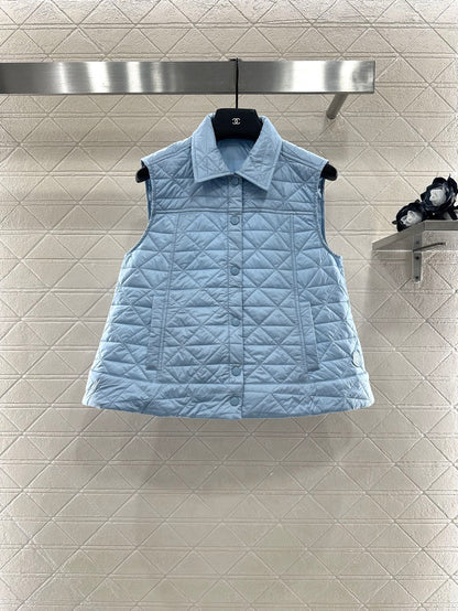 Mon 25 Raglan cotton vest（WHITE/BLUE/BLACK）
