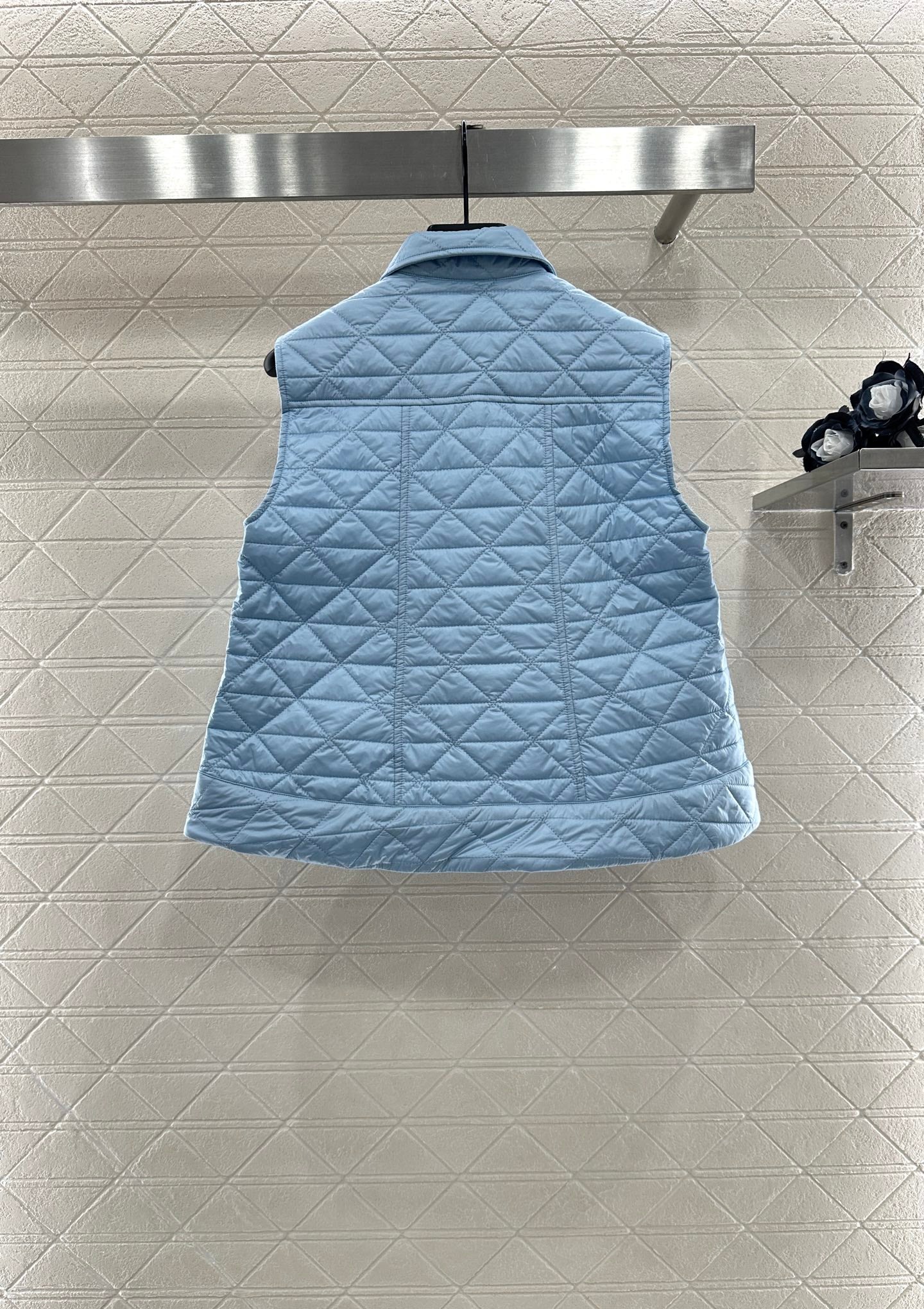 Mon 25 Raglan cotton vest（WHITE/BLUE/BLACK）