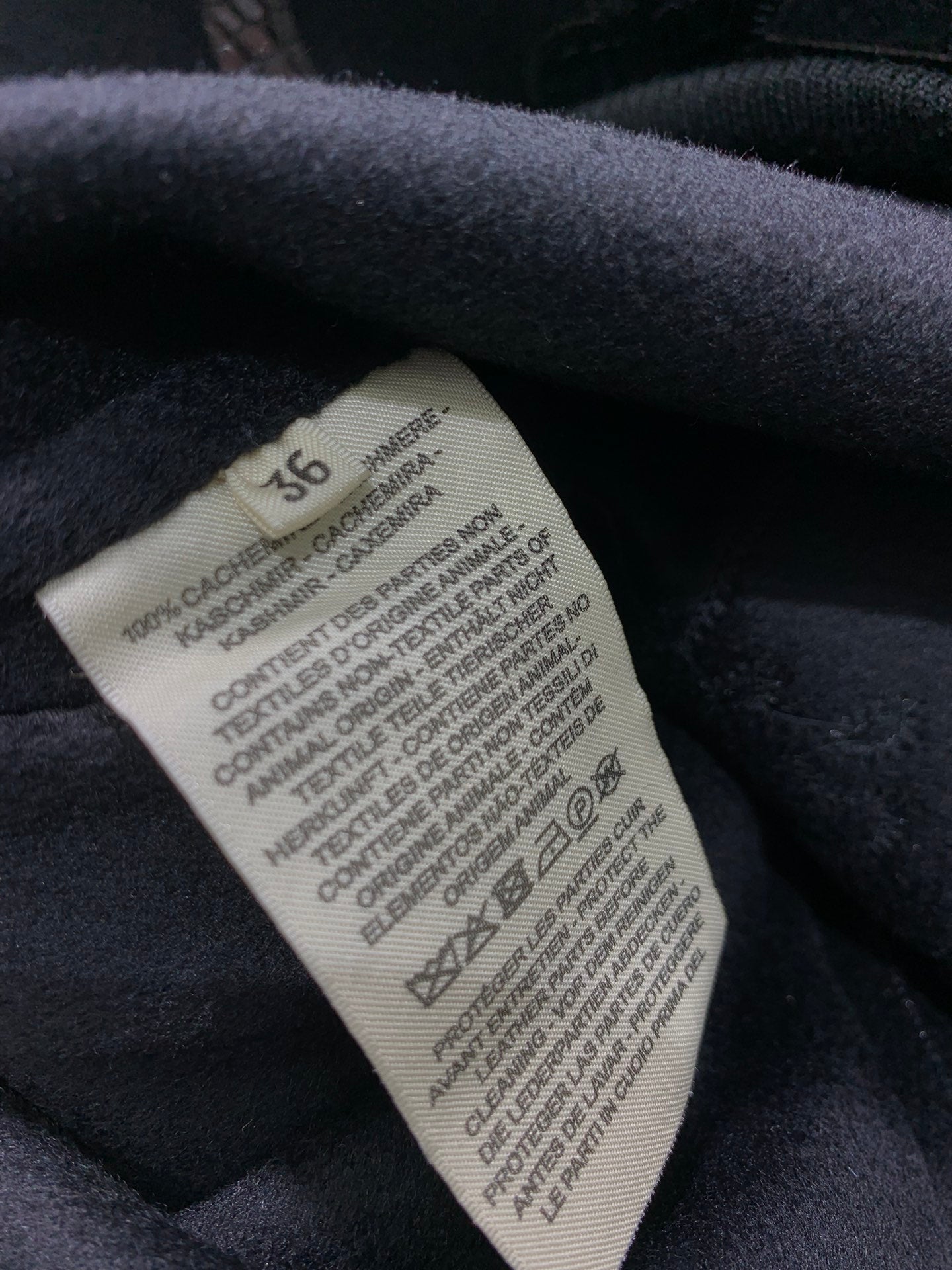 He 25 Cashmere and crocodile leather jacket