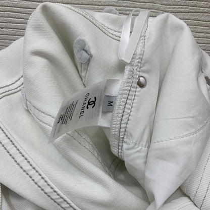 C 25 Striped edge loose straight leg jeans