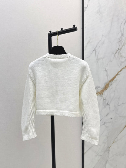 C 25 Short cardigan + hip skirt knitted suit