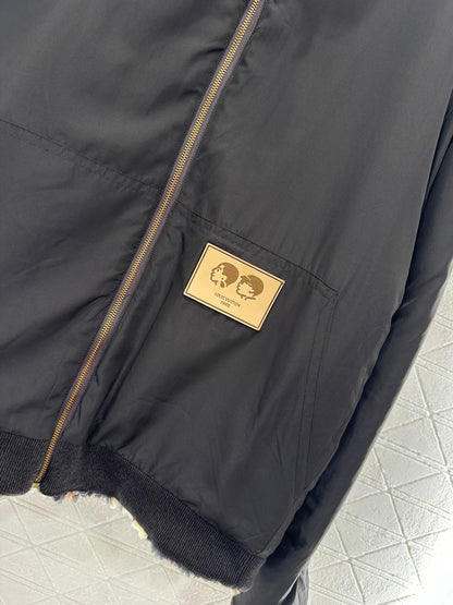 L 25 Reversible lambswool zip-up jacket