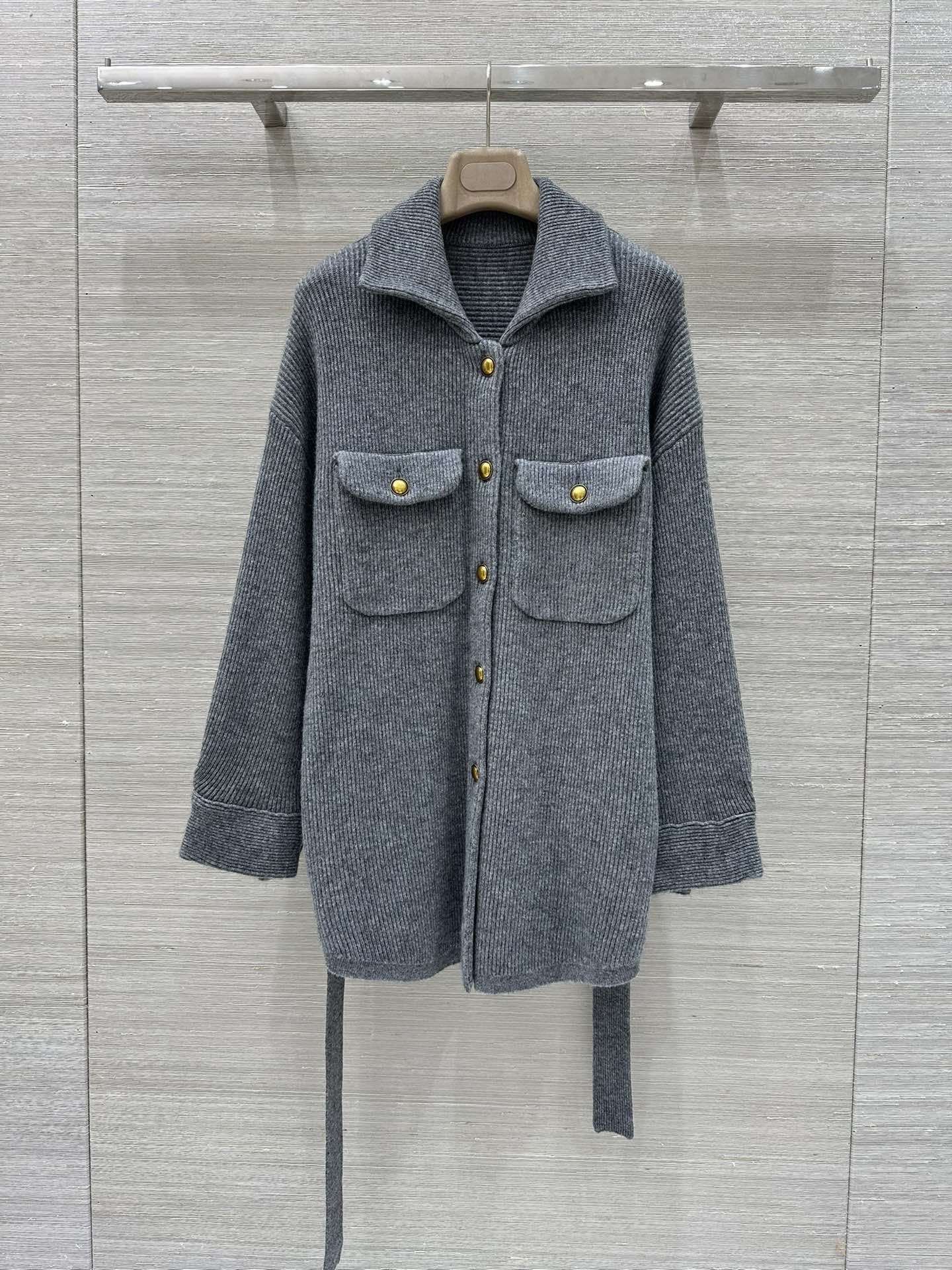 Bru 25 Lapel cashmere long coat(KHAKI/GRAY)