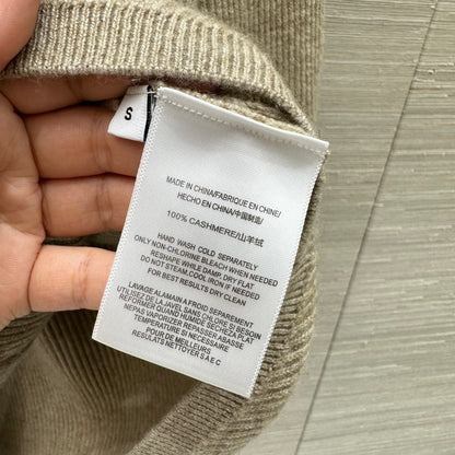 Bru 25 Lapel cashmere long coat(KHAKI/GRAY)