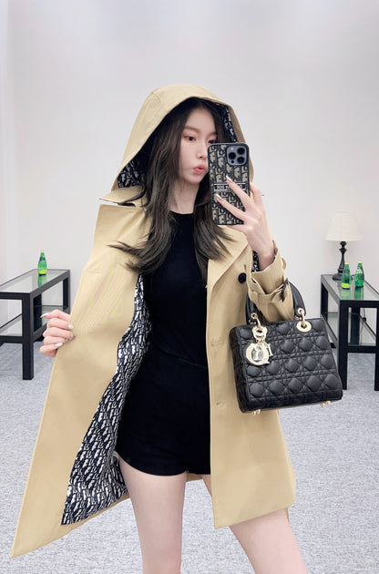Di 25 lapel belted trench coat