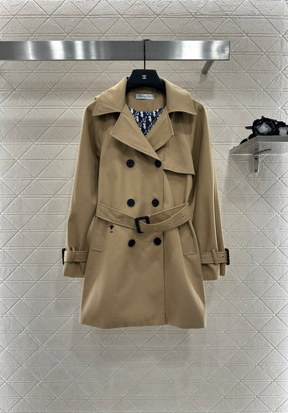 Di 25 lapel belted trench coat