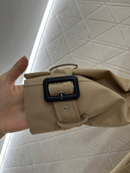 Di 25 lapel belted trench coat