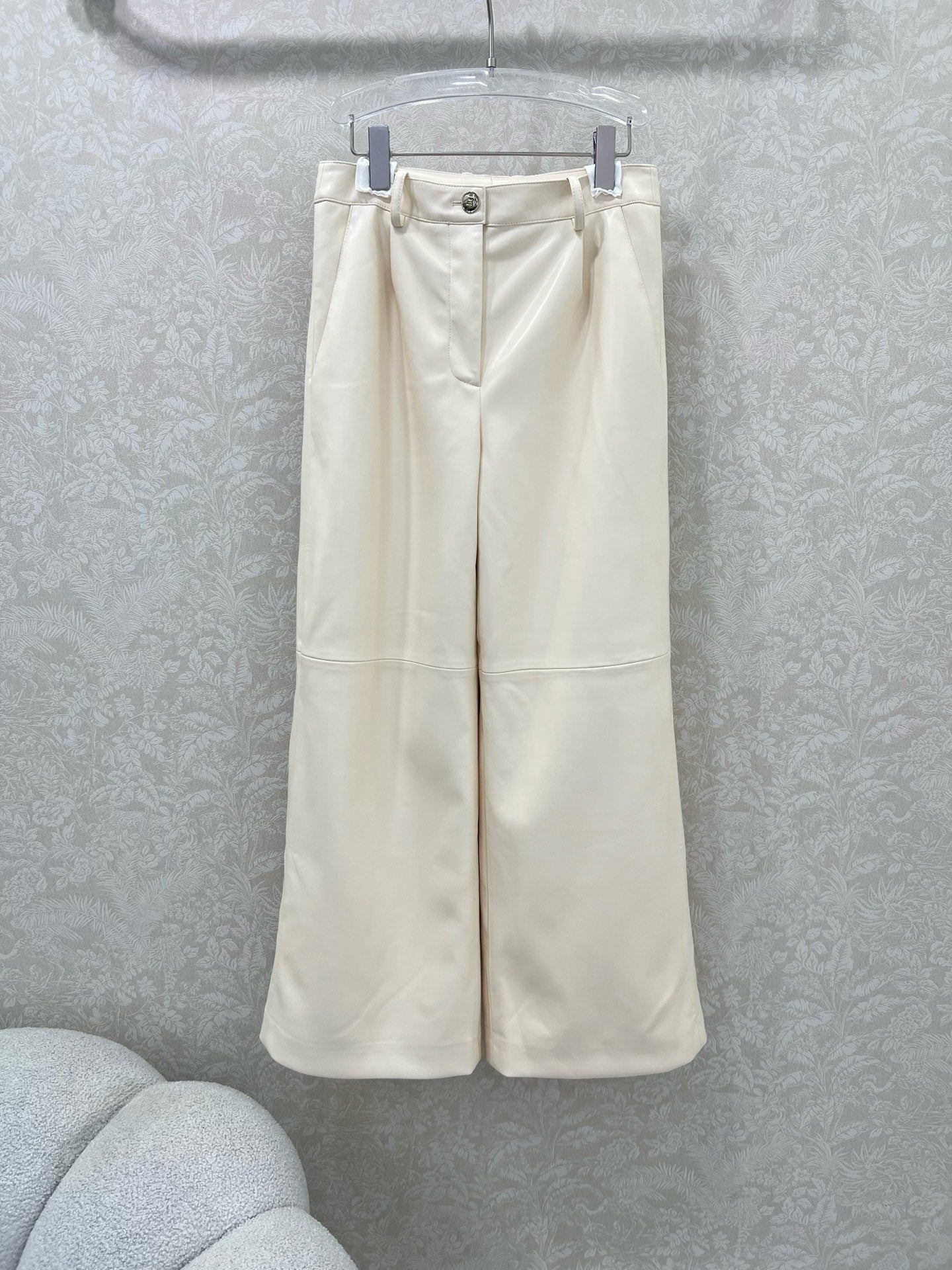 C 25 Lambskin wide-leg pants