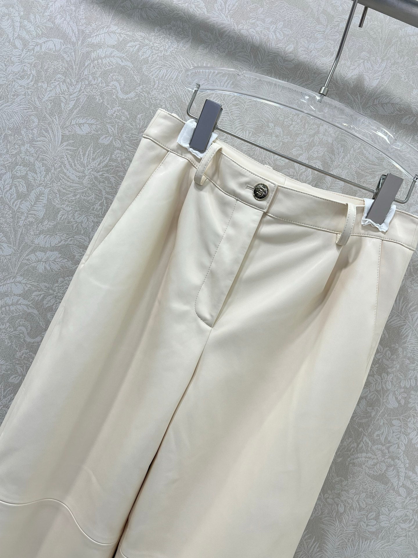 C 25 Lambskin wide-leg pants
