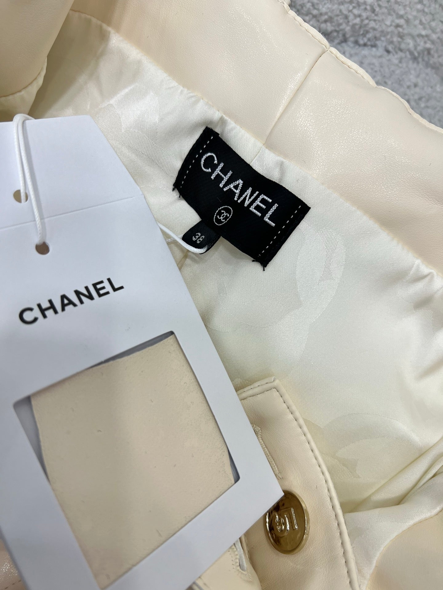 C 25 Lambskin wide-leg pants