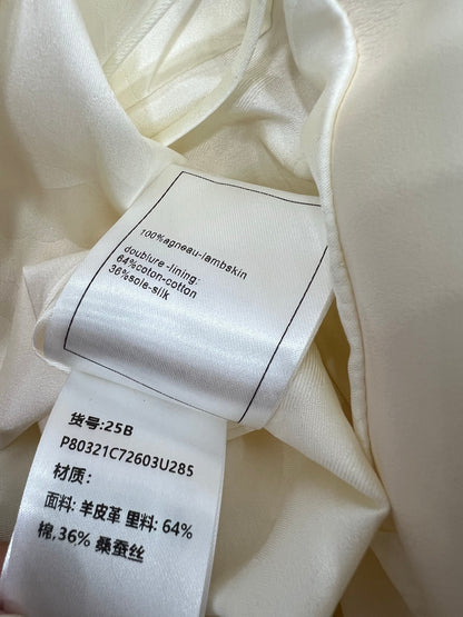 C 25 Lambskin wide-leg pants