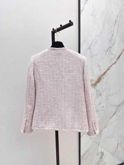 C 25 Pink ladylike woven jacket