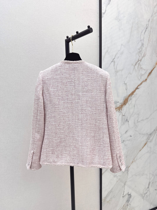 C 25 Pink ladylike woven jacket