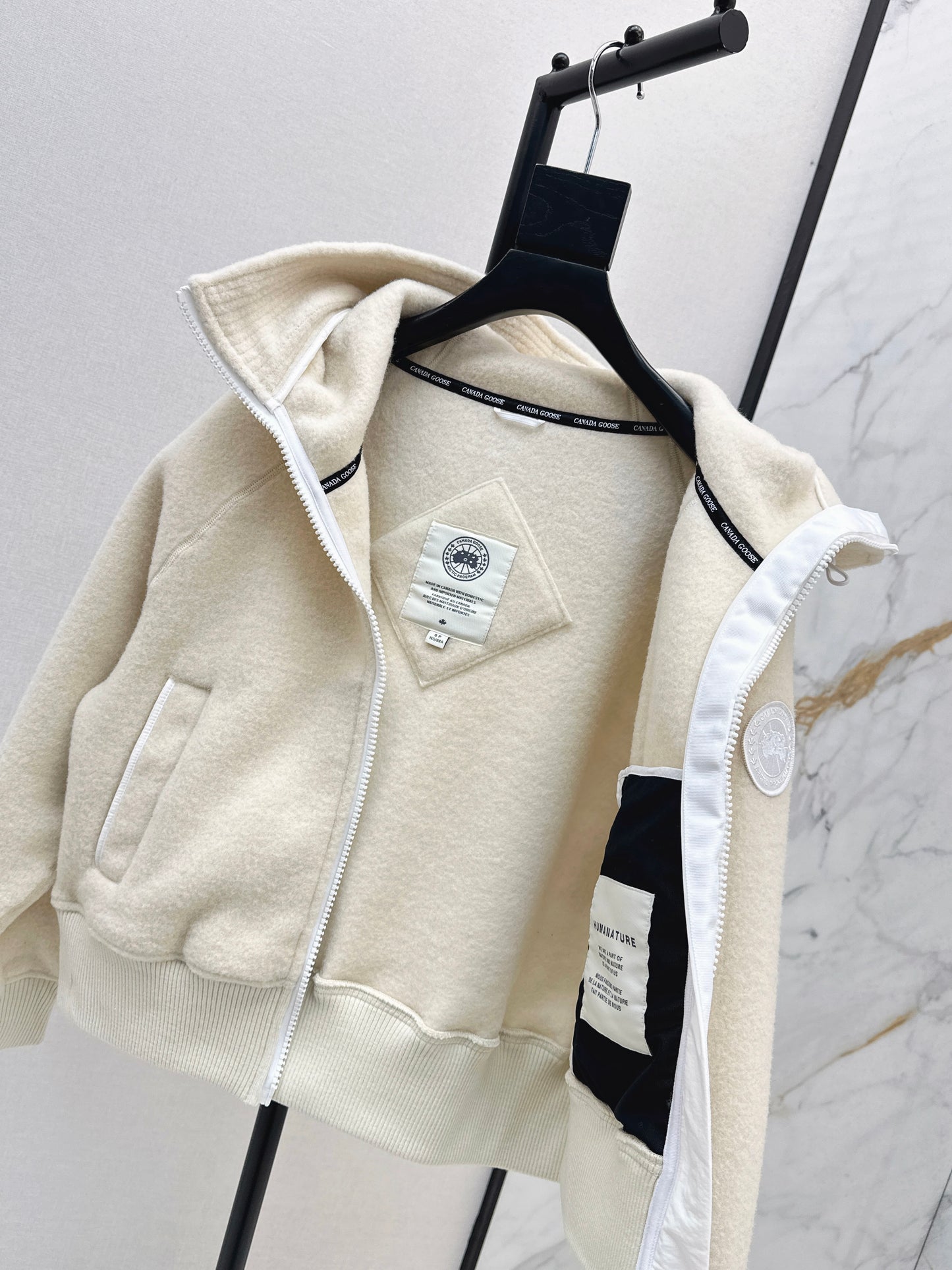 25 Wool sports sweatshirt jacket