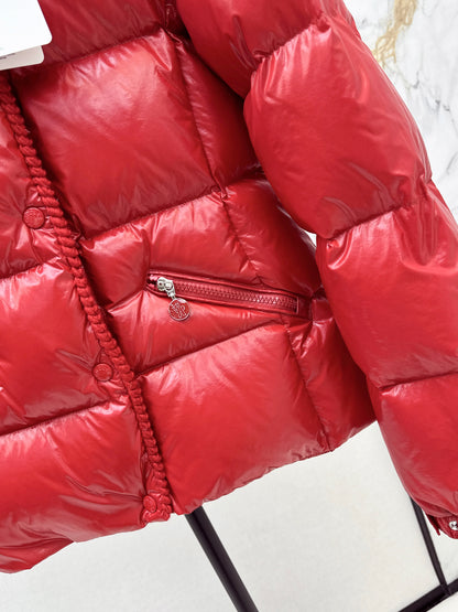 Mon 25 waist-hugging hooded down jacket