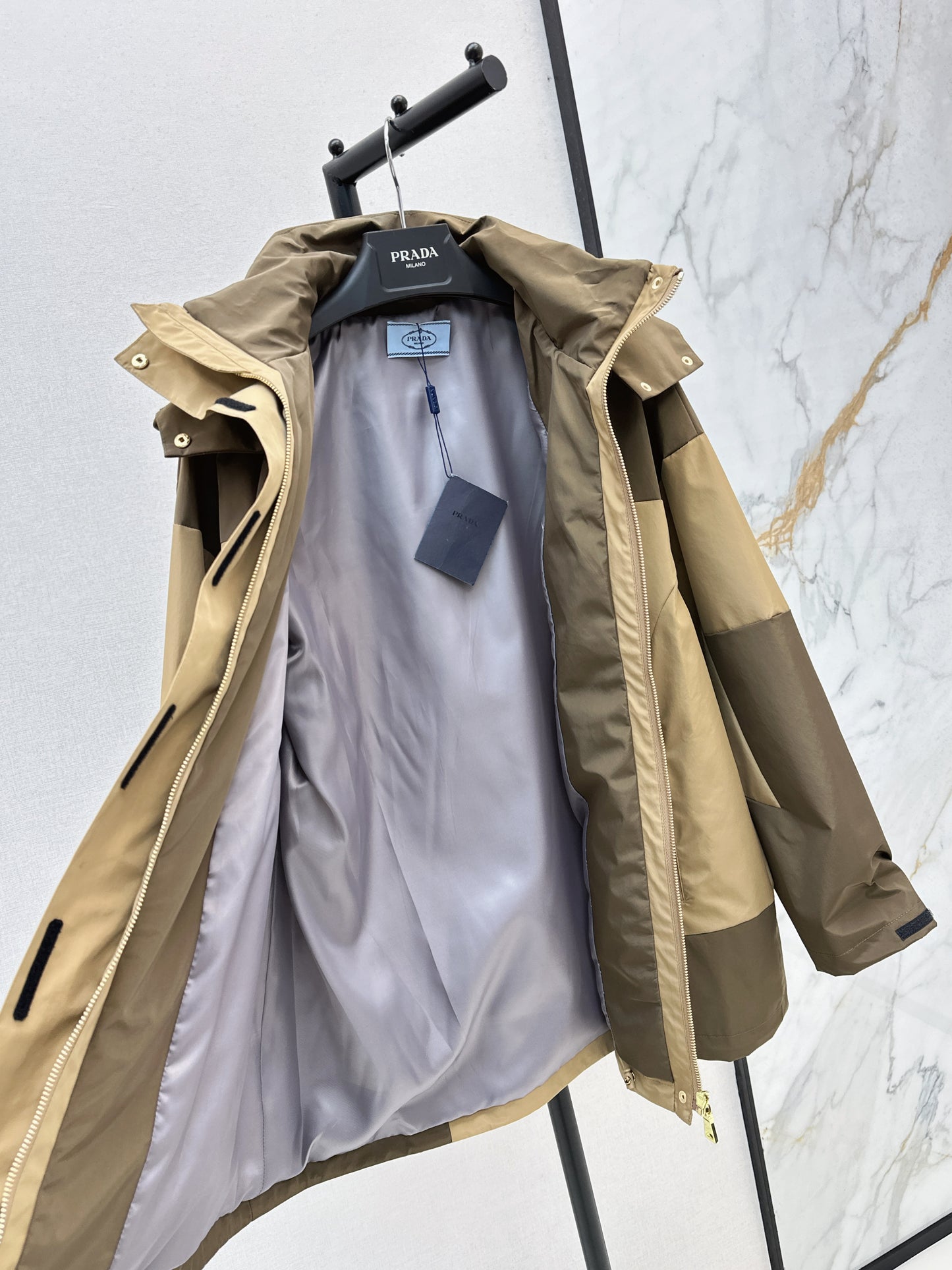 Pr 25 Classic Paneled Hooded Windbreaker Jacket