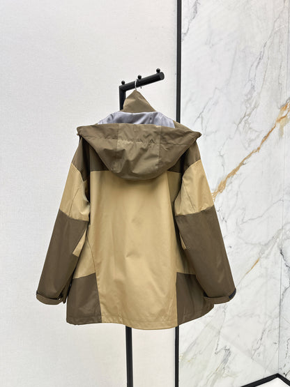 Pr 25 Classic Paneled Hooded Windbreaker Jacket