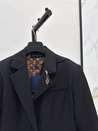 L 25 Leather buckle suit jacket(GRAY/BLACK)