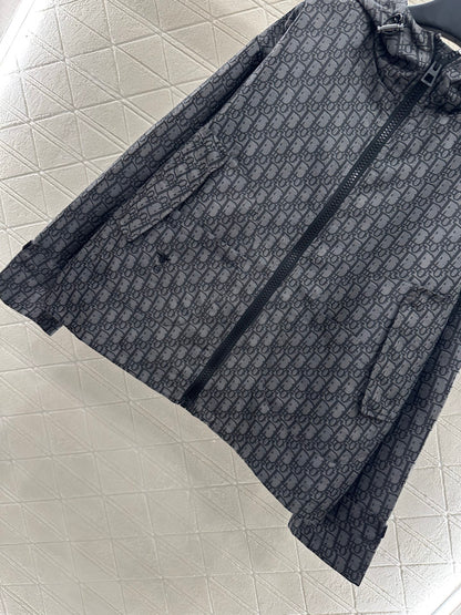 Di 25 Hooded jacquard jacket+skirt and pants set