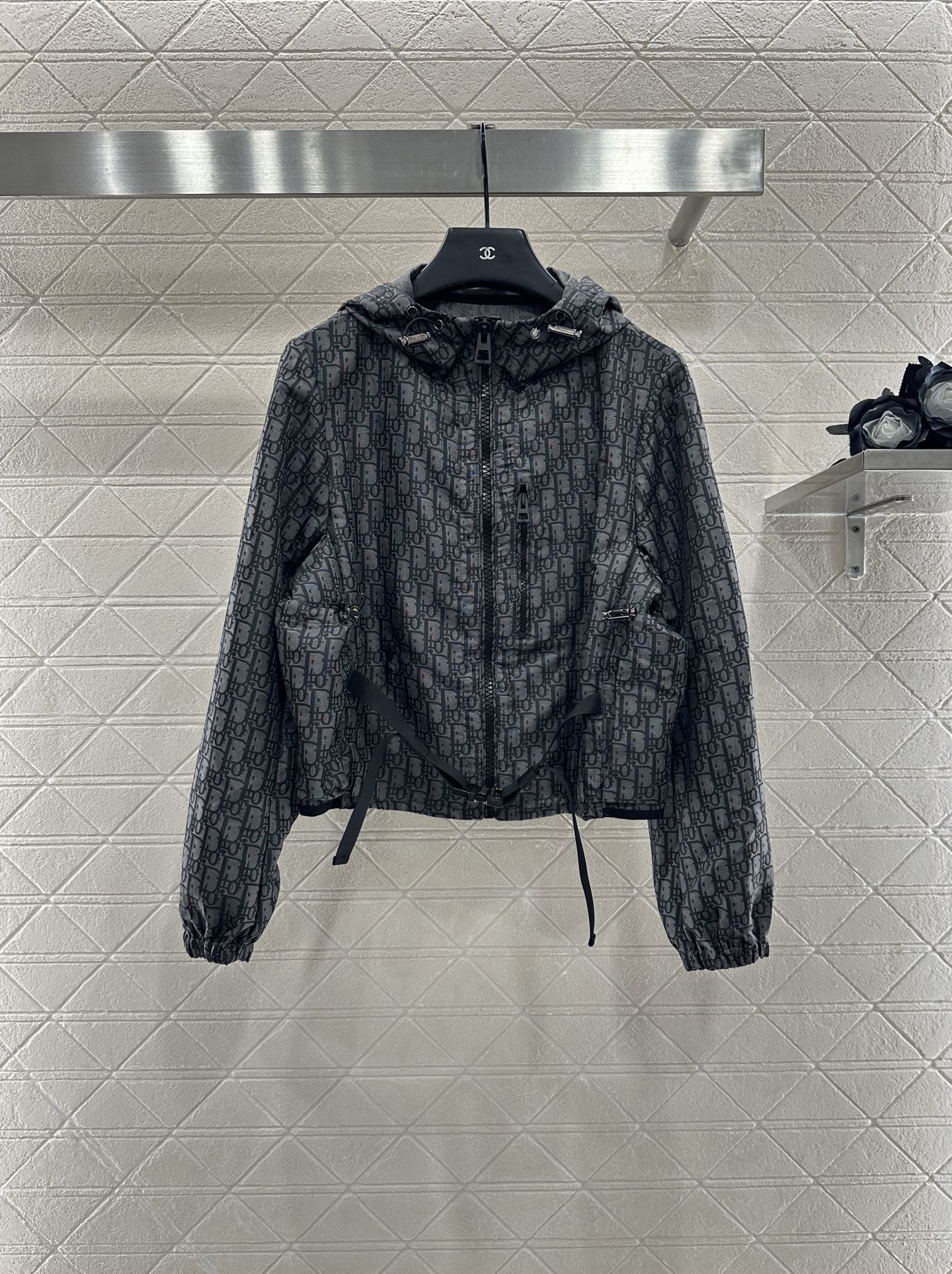 Di 25 Jacquard assault belt buckle jacket+pants set