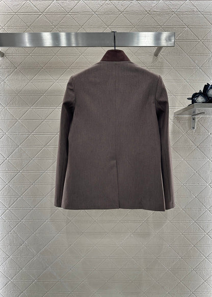 Di 25 Suit jacket+mid length pleated skirt set
