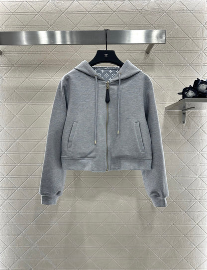 L 25 Double sided hooded jacket+pants set(BLKAC/GRAY)