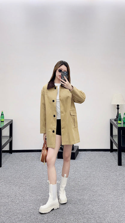 Mi 25 Corduroy collar pure cotton jacket