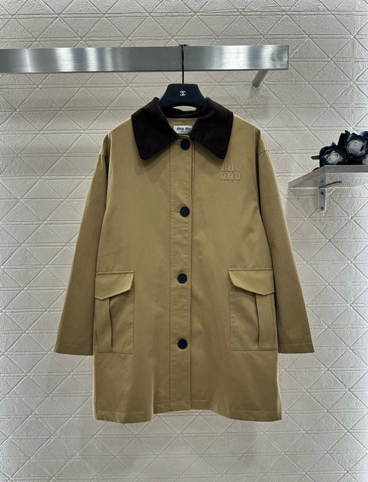 Mi 25 Corduroy collar pure cotton jacket