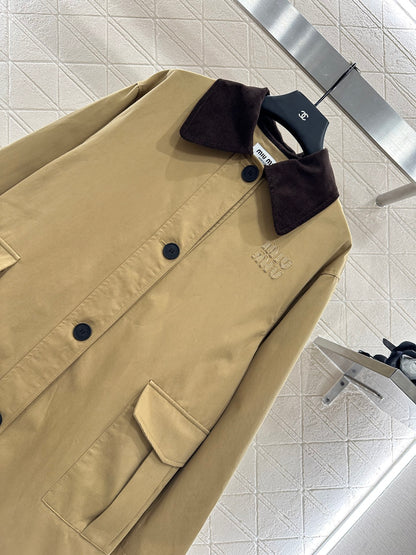 Mi 25 Corduroy collar pure cotton jacket