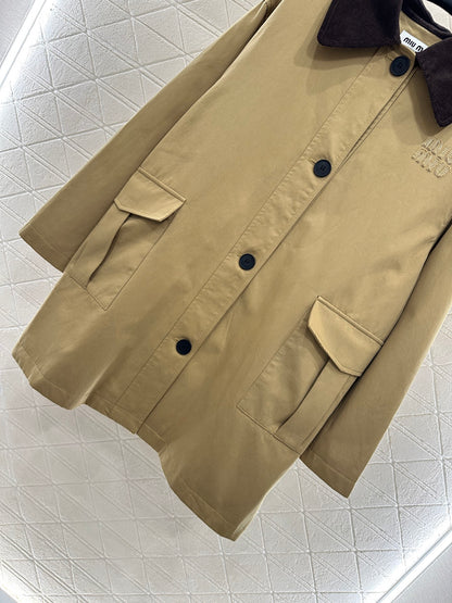 Mi 25 Corduroy collar pure cotton jacket