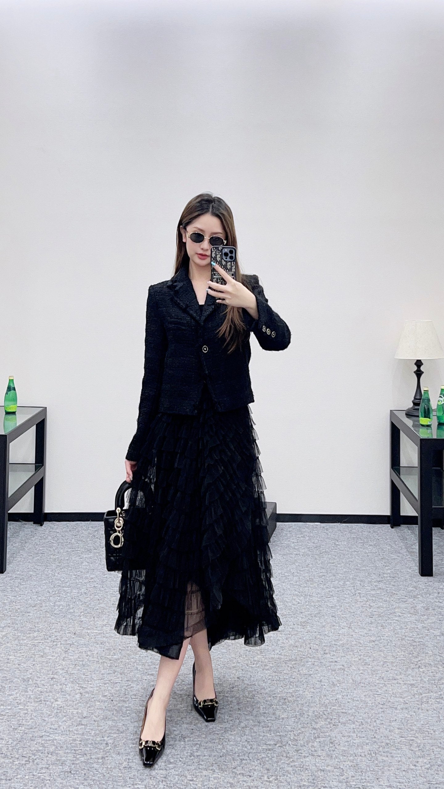 Di 25 Cake multi-layer silk long yarn skirt