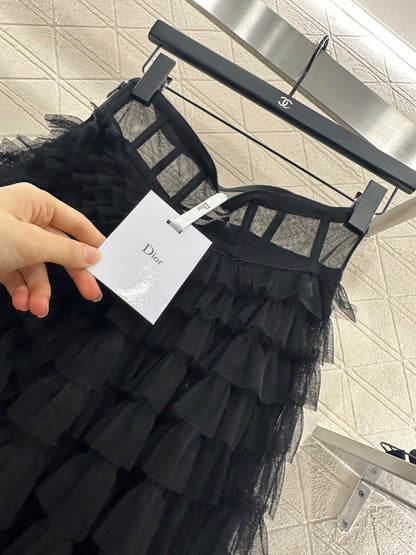 Di 25 Cake multi-layer silk long yarn skirt