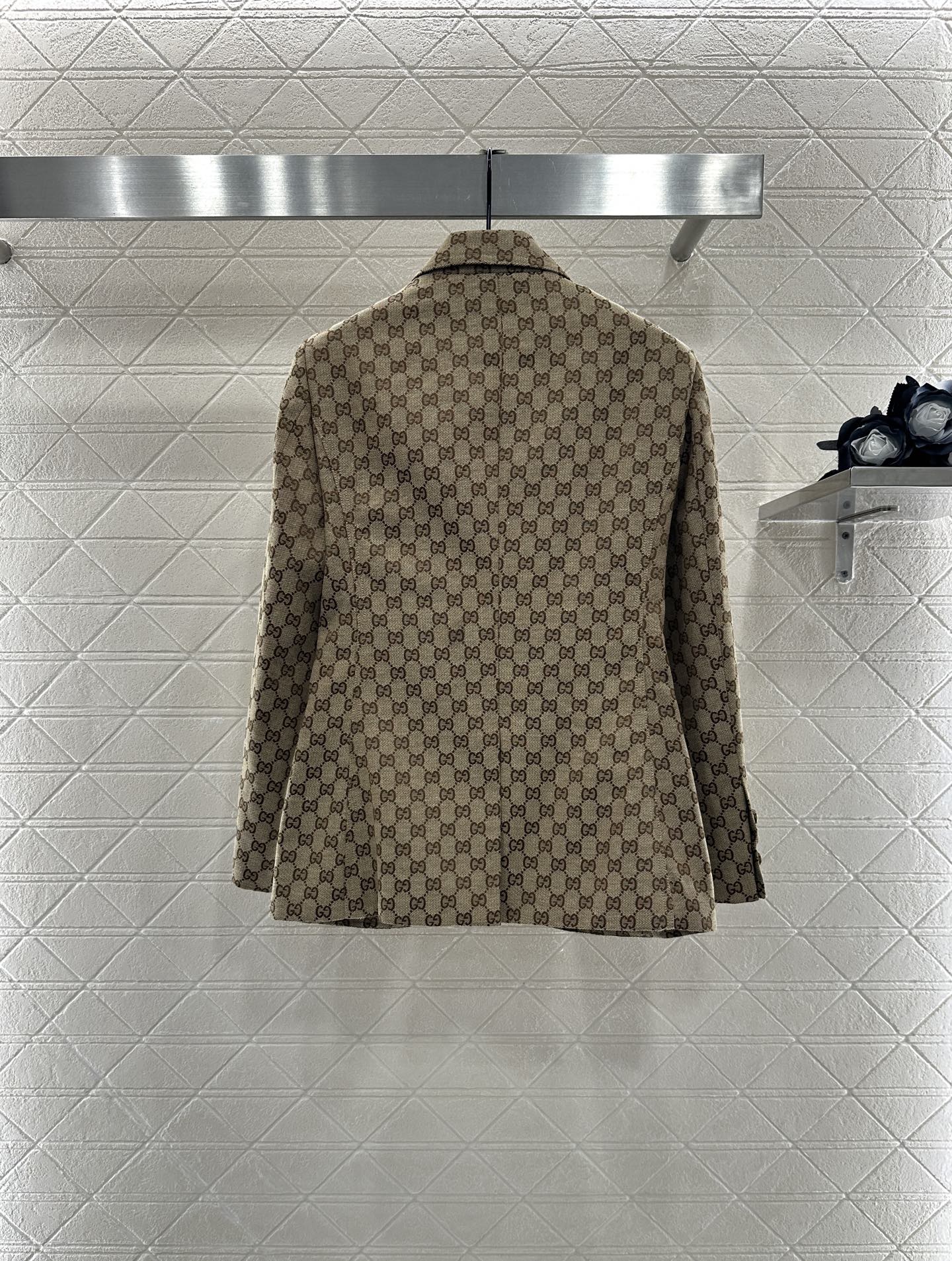G 25 Classic collar jacquard suit cotton jacket