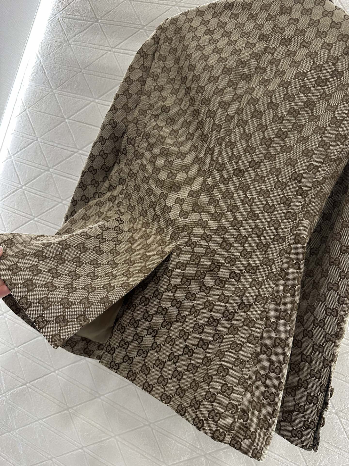 G 25 Classic collar jacquard suit cotton jacket