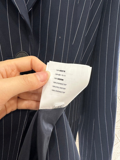 Mi 25 Silhouette striped suit jacket+pants set