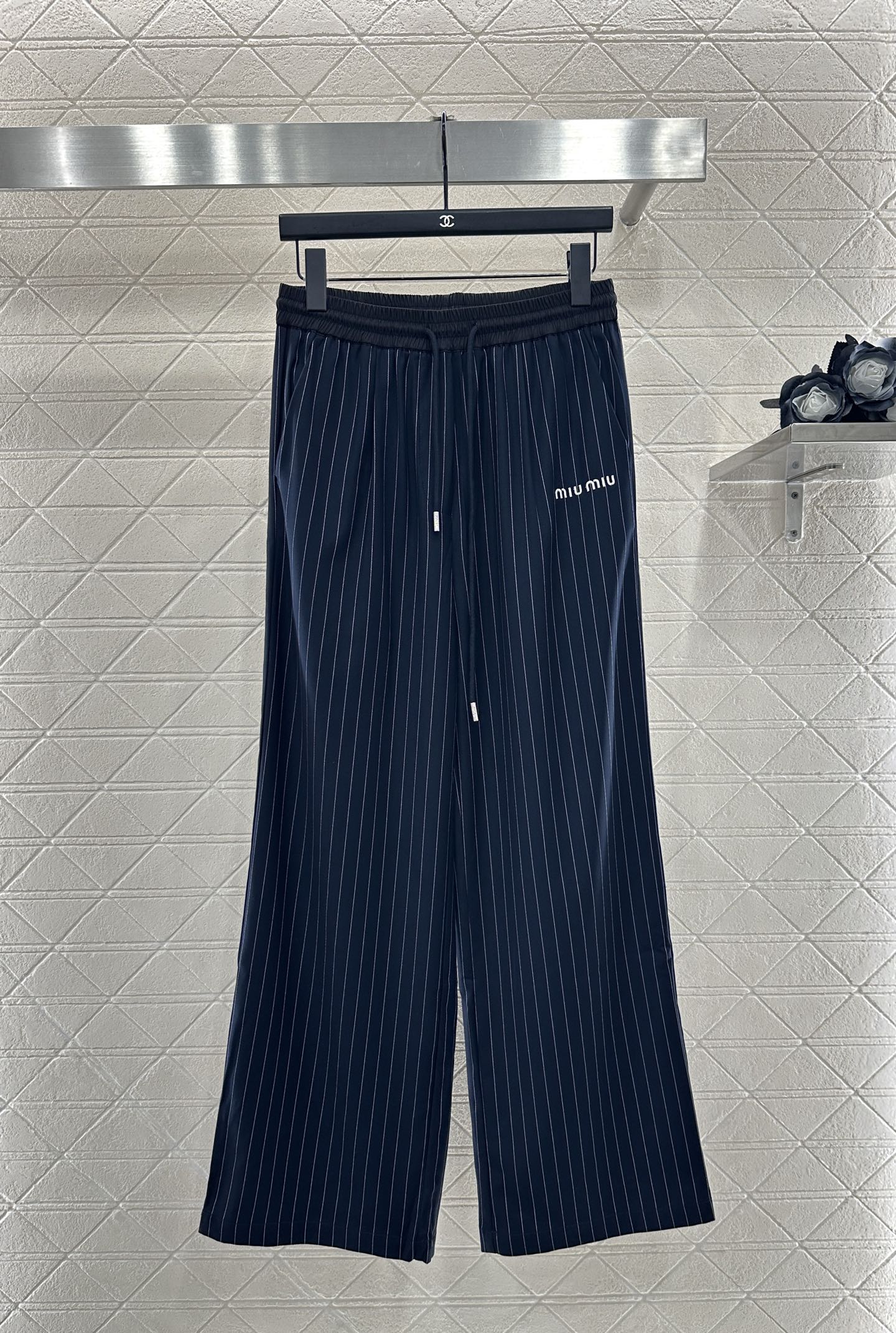 Mi 25 Silhouette striped suit jacket+pants set