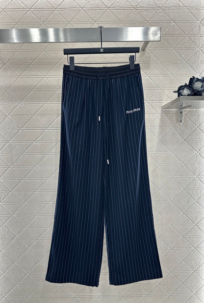 Mi 25 Silhouette striped suit jacket+pants set