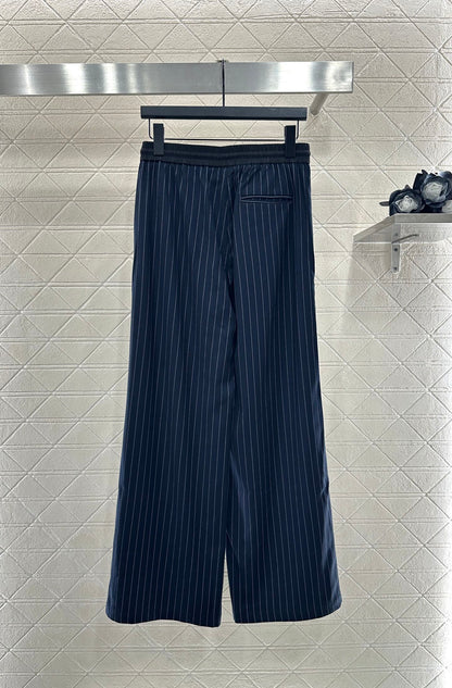 Mi 25 Silhouette striped suit jacket+pants set
